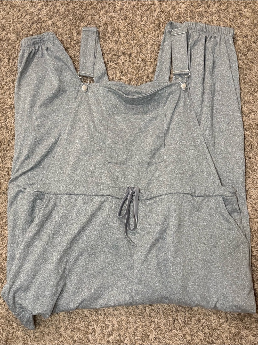 Derek Heart Adjustable Strap Lounge Overalls
